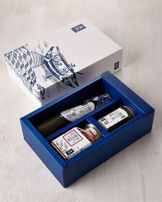 溪和食品品牌組合禮盒 包裝裝潢與印刷的藝術(shù)融合